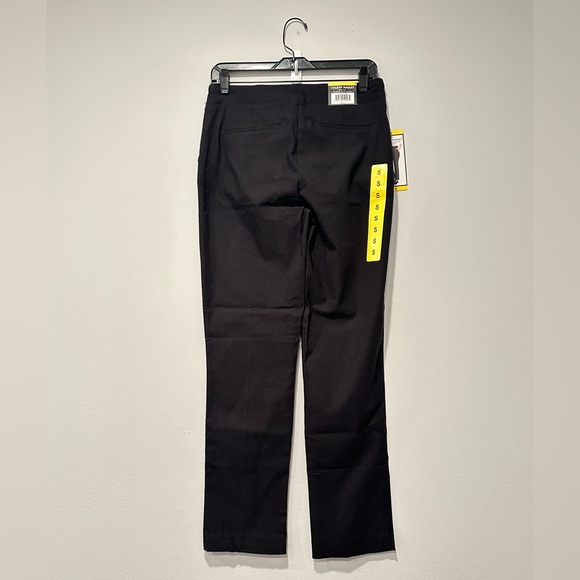 Hilary Radley Women's Built in tummy control panel Mid Rise Slim Leg Pants - Picture 5 of 15